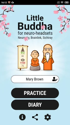 Little Buddha: EEG meditation